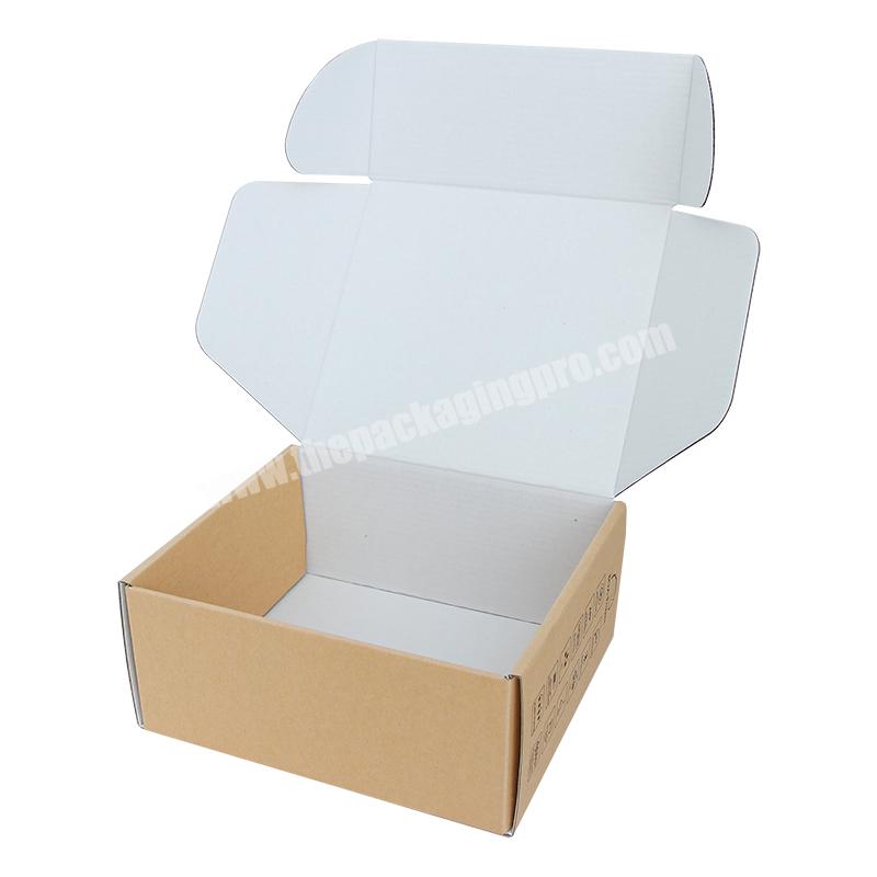 Customized manufacturer recycled foldable mailer box packaging electronic product kraft paper gift box for date cable