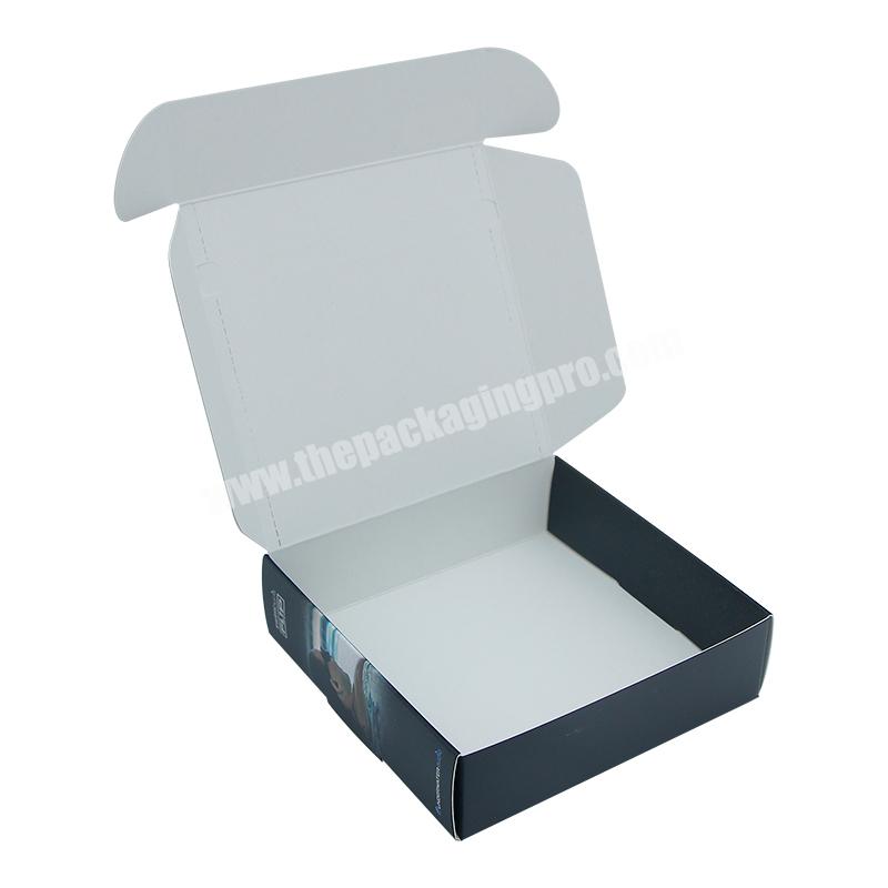 Customized print no stock 400g thin art paper mailer boxes for swimbuds free sample