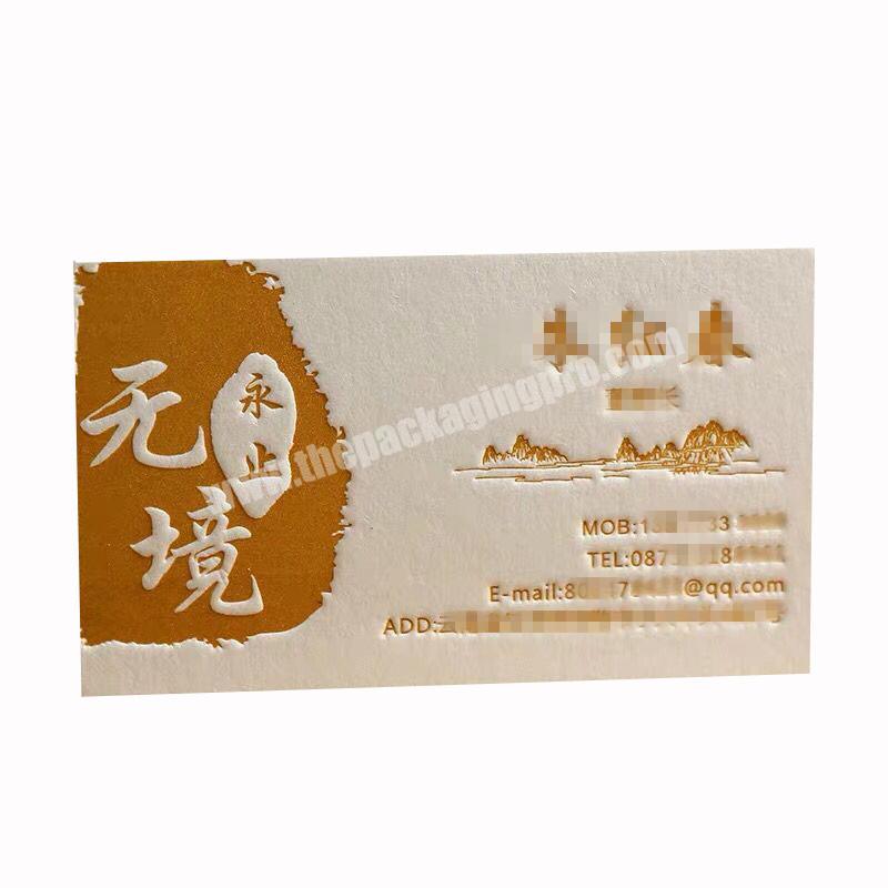 Customizing Eco-friendly Double Side Printing Thank You Card Business Card
