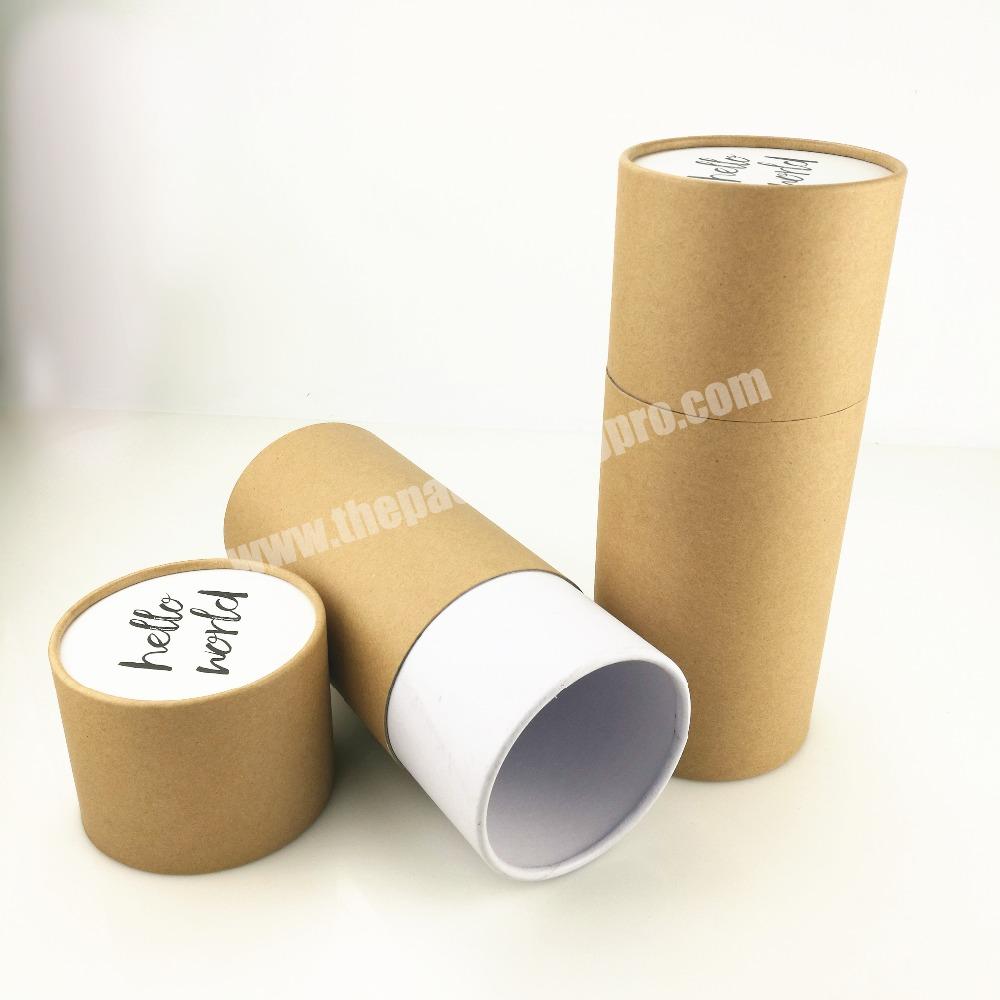 Cylinder packaging box t-shirt tube packaging cardboard round box for clothing packaging