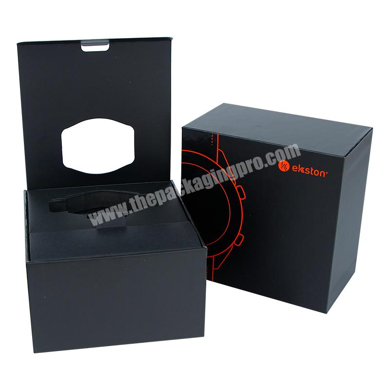 Directly factory Customized printing Luxury smart watch paper packaging box with UV coated custom inner
