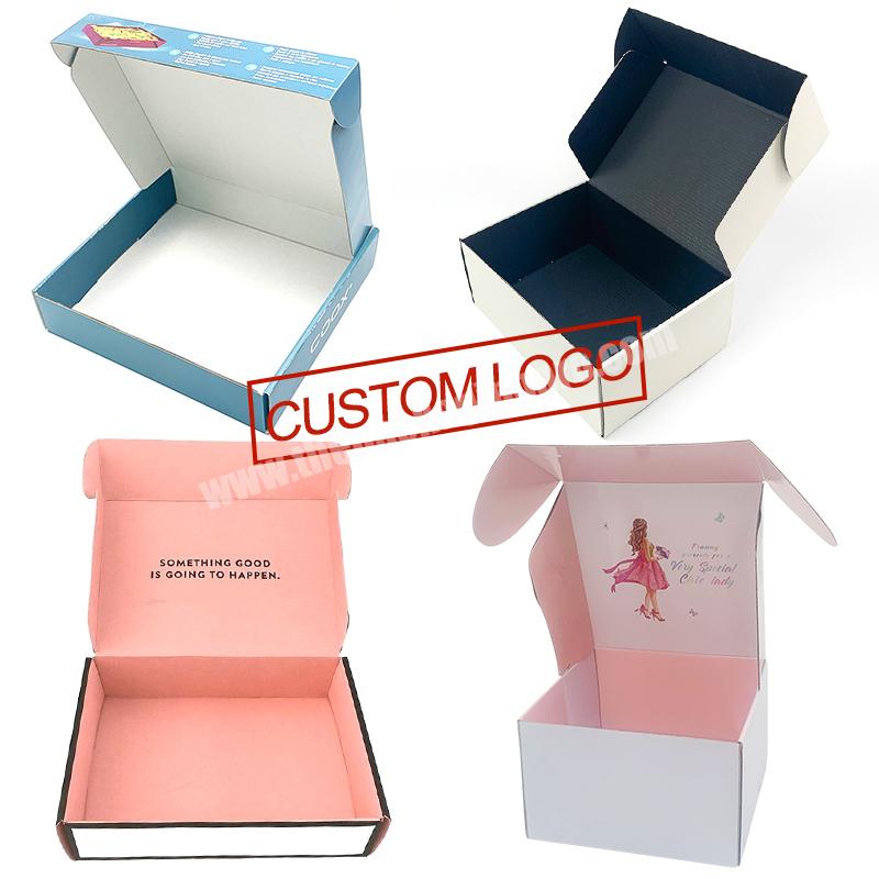 Double-Sided Printing Flower Design Custom Corrugated Paper Packaging Gift Box