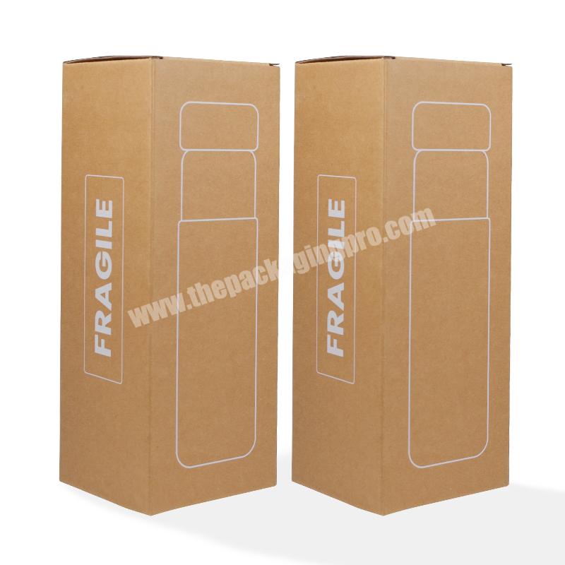 Eco-Friendly Durable Natural Custom Logo Folding  Packaging Shipping Kraft Mailer Box Paper Box