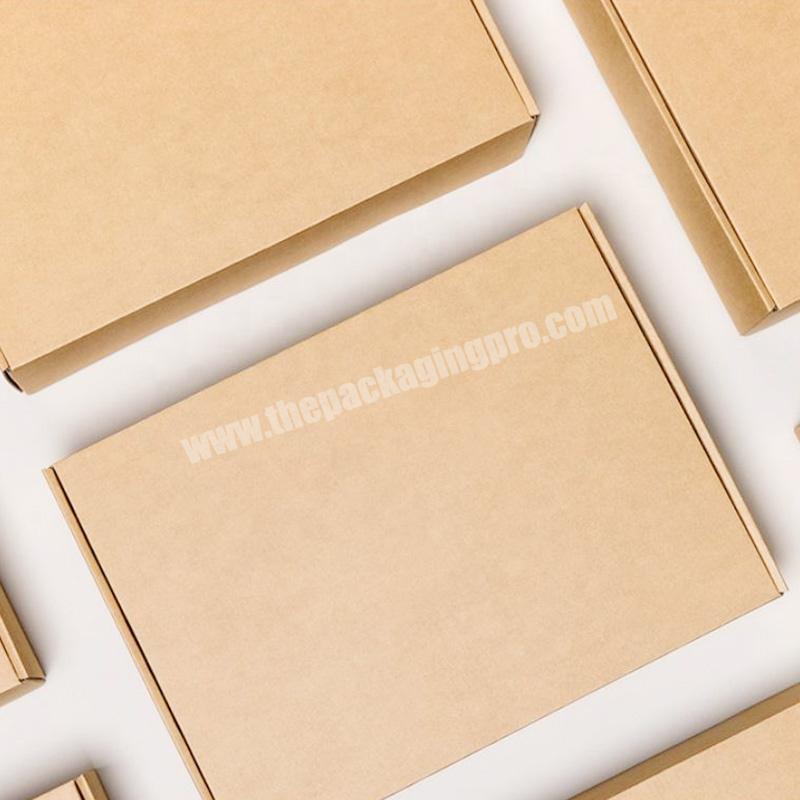 Eco Friendly Durable Personalised Carton Boxe Custom Logo Folding Cardboard Shipping Mailing Kraft Paper Carton Box
