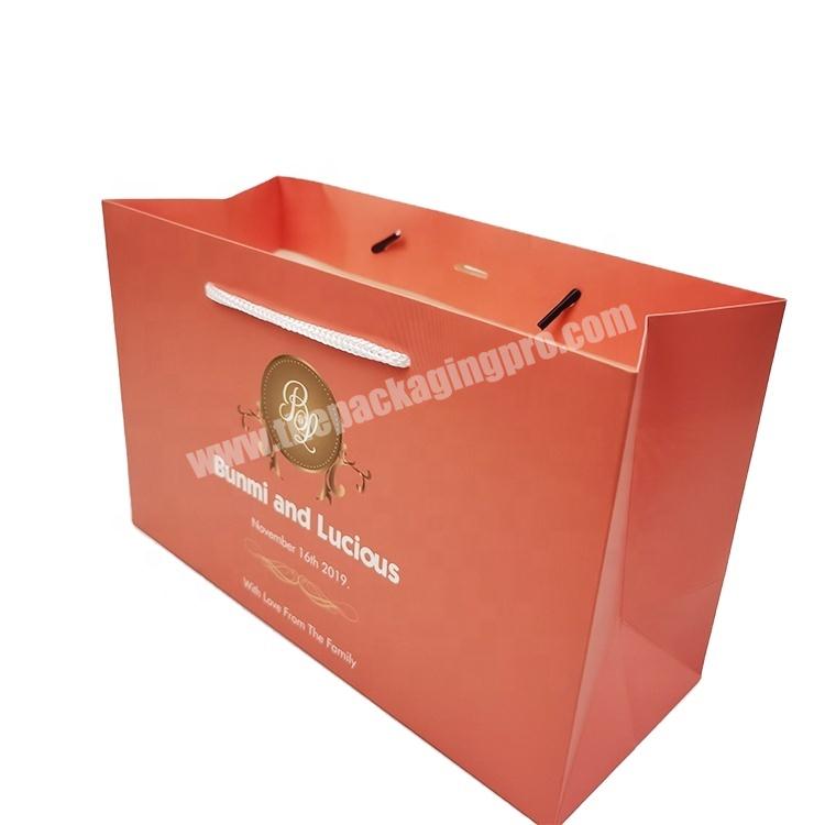 Eco-friendly art paper bag print for shopping package