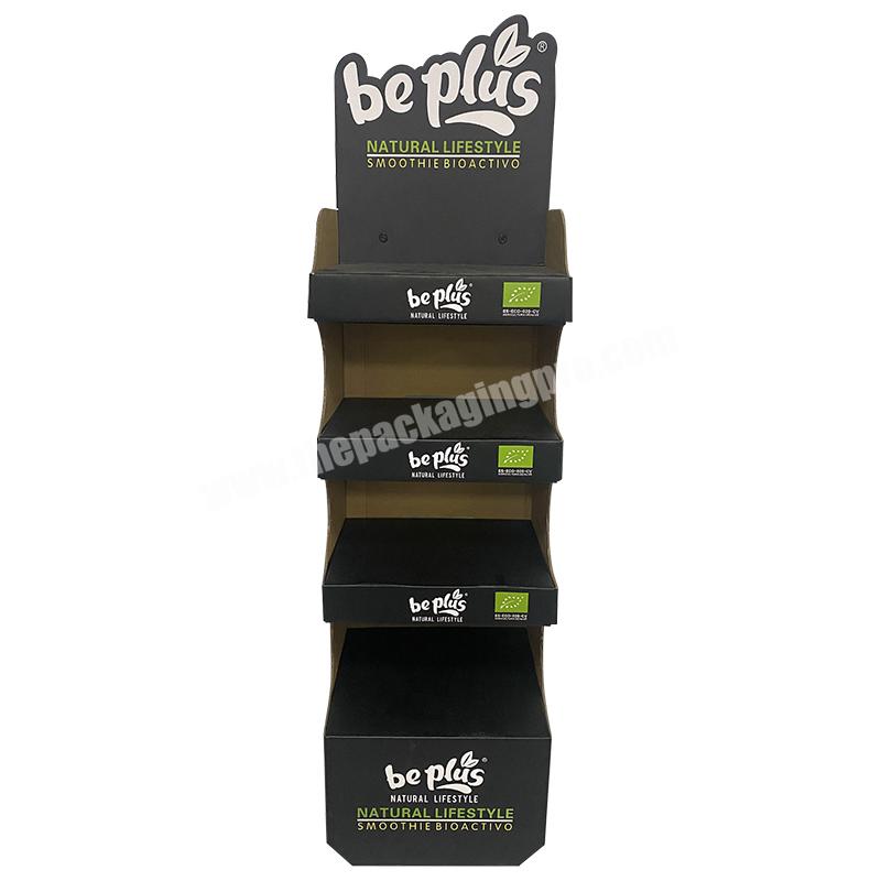 Eco-friendly display racks PDQ display stand box promotion wholesale grocery retail display box
