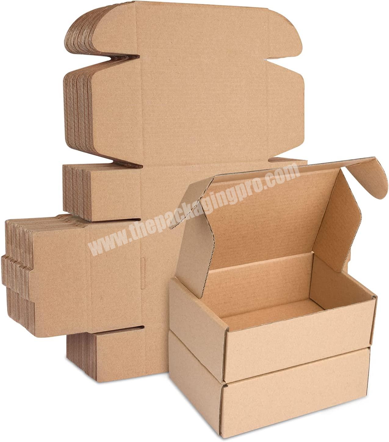 Eco friendly foldable storage corrugated mailing packaging shoe box collapsible cardboard packing