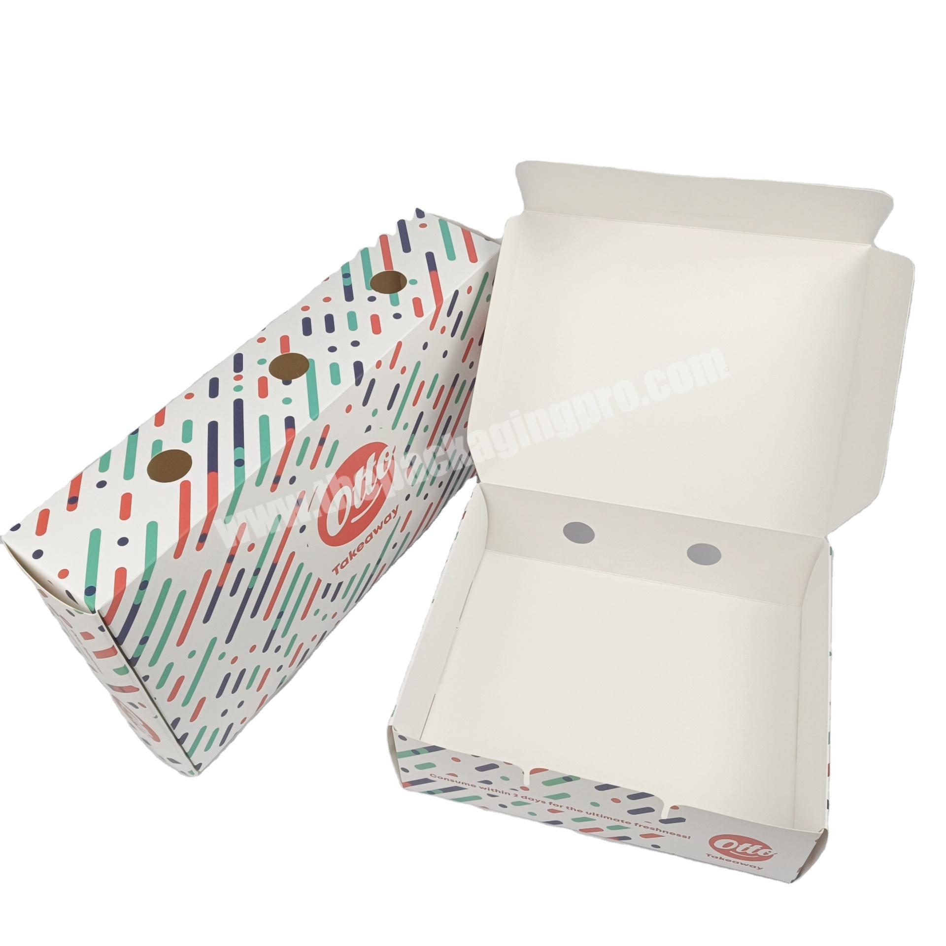 Eco-friendly food takeaway packaging paper boxes custom design