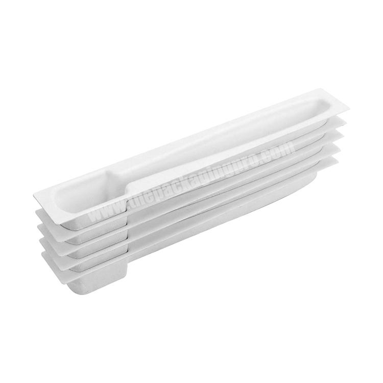 Environmental Friendly Molded Pulp Low Price Moulded Pulp Paper Inserts Tray Recylcable Molded Fiber Tray