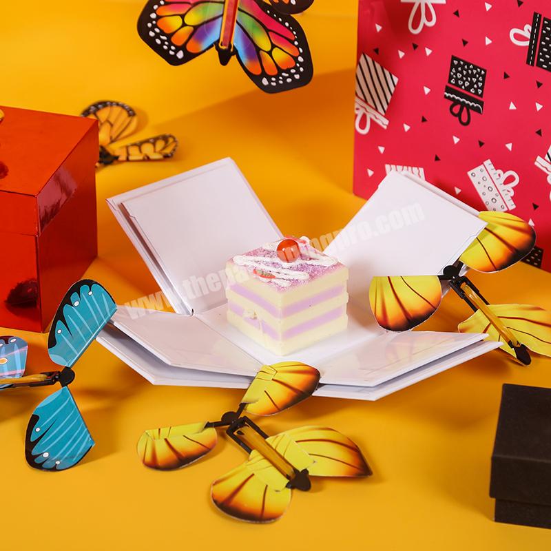 Explosion Surprise Box Surprise Butterfly Gift Handmade Birthday Anniversary Wedding DIY Explosion Gift Box Flying Butterfly