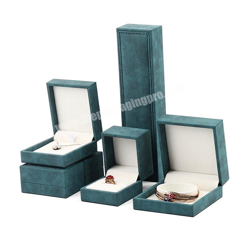 Fabulous Made-to-Order Jewelry Box Blue Flannelette Necklace Jewelry Packaging & Display Velvet Ring Box Jewlery Box Packaging