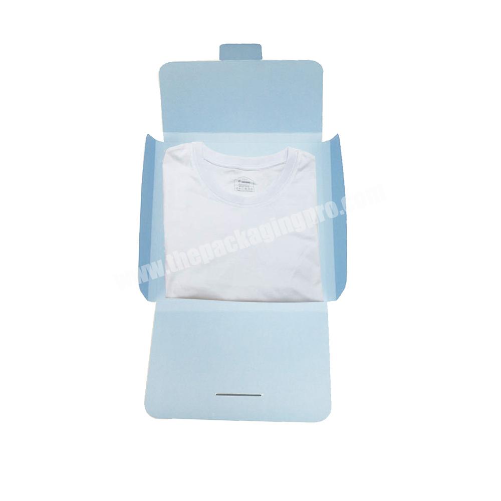 Factory Cheap Apparel Garment Scarf Clothing T-Shirt Packaging Paper Boxes Custom LOGO