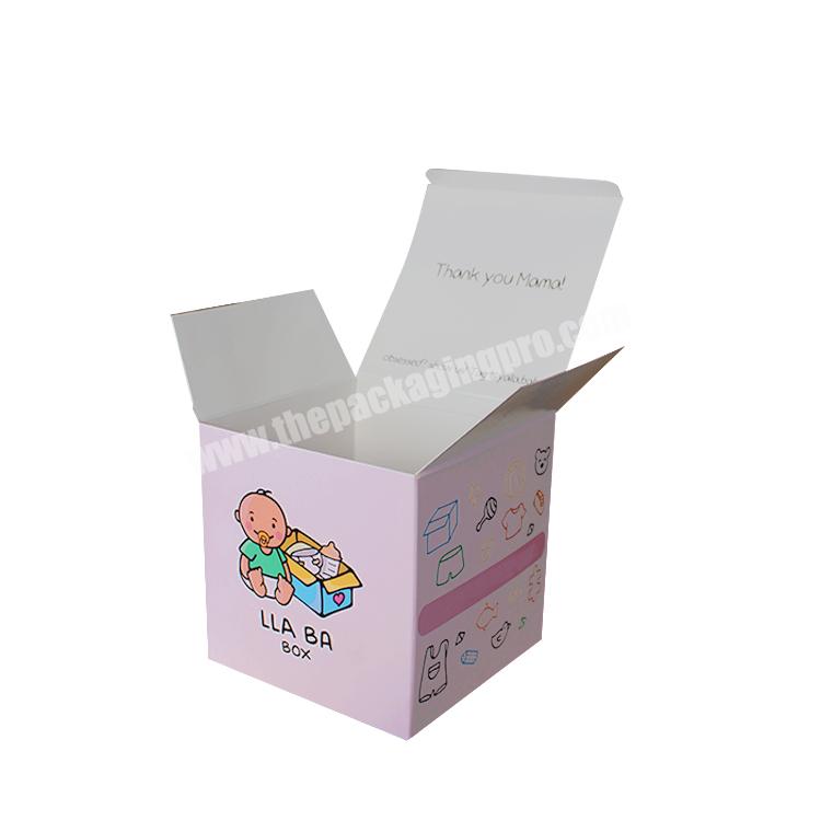 Factory Colors Printed Daily Body Care Baby Diapers Commodity Gift Packaging Paper Box Custom LOGO