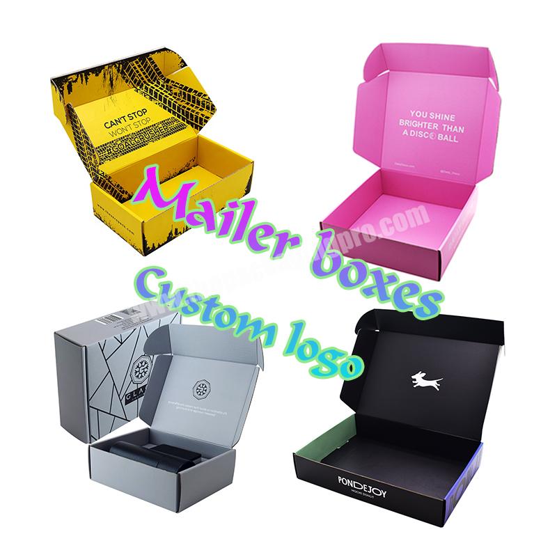 Factory Corrugated Candle Gift Paper Box Luxury Cosmetic Custom Corrugated Shipping Mailer Box