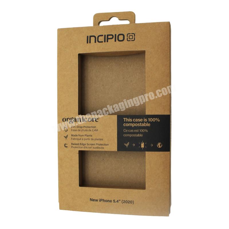 Factory Custom Kraft Art Paper Mobile Phone Case Cover Drawer Box Packaging