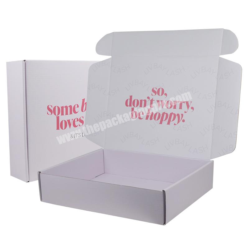 Factory Direct New Arrival Fashion Shipping Paper Boxes for Cosmetics Packaging Mailer Boxes