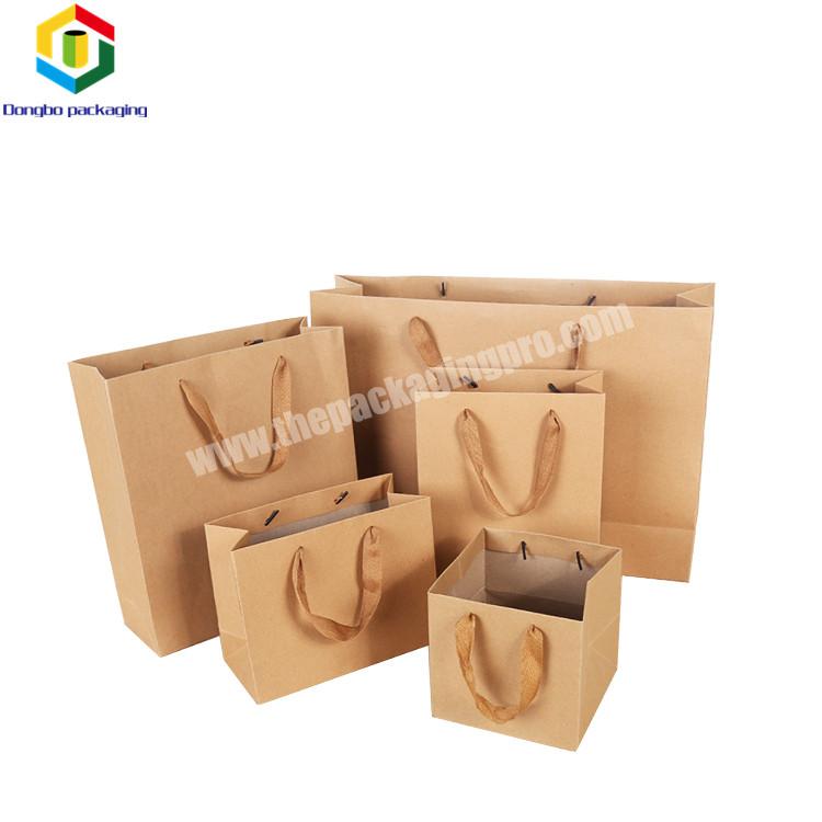 Factory Direct Supply Kraft Paper Coffee Bags Handbag With Best Price