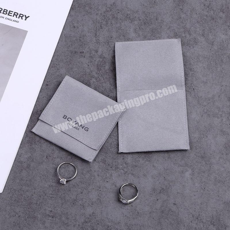 Factory High Quality Hot Sell Custom Small Suede Jewellery Packaging Small Pouches Jewelry Bag