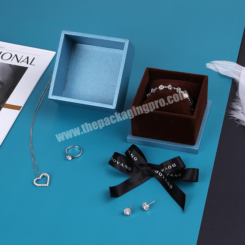 Factory Hot Sell Custom Small logo Luxury Printed Display Box Jewelry Storage Packaging Box
