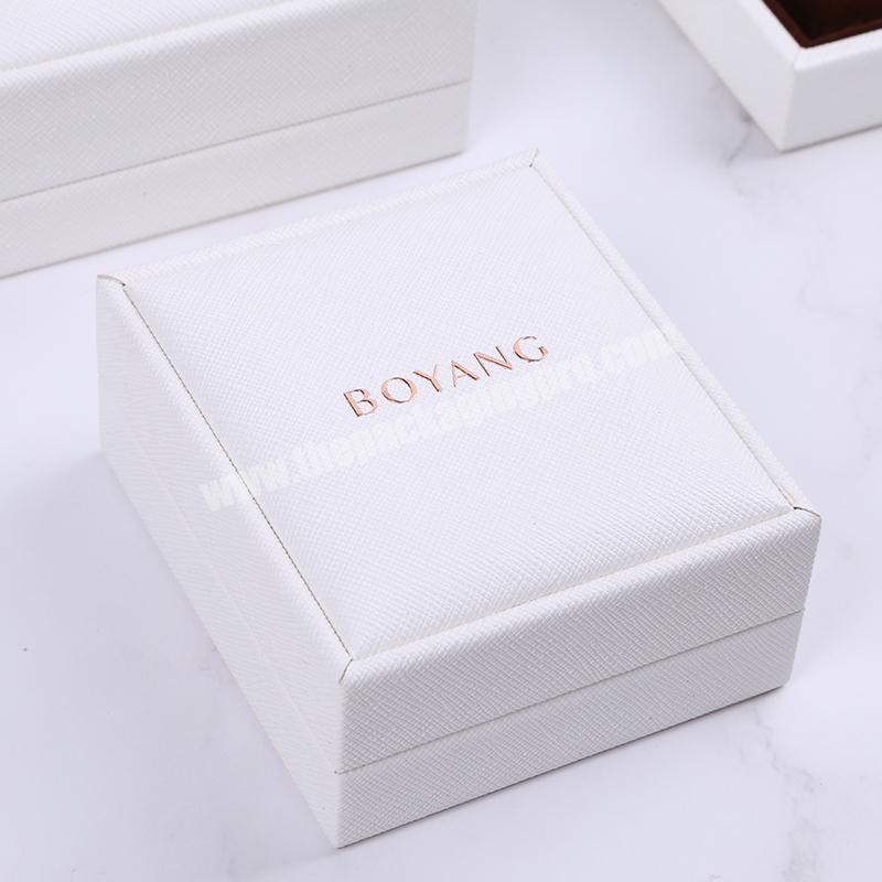 Factory Hot Sell Display Luxury Printed Box Jewelry Storage Packaging Pendant Unique Marble Necklace Ring Box