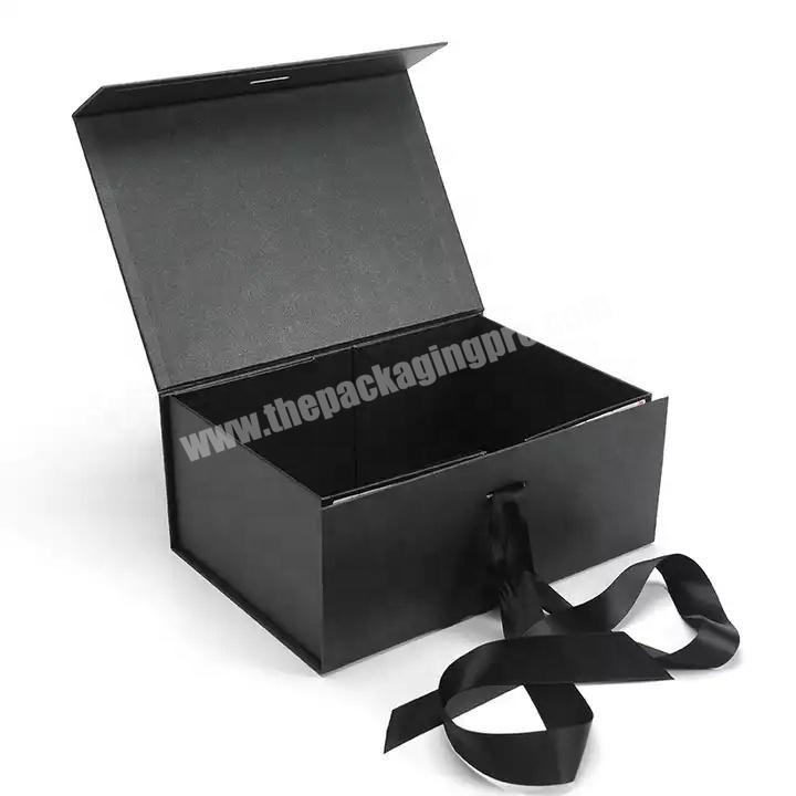 Factory custom collapsible boxes with logo T shirt paper packaging box