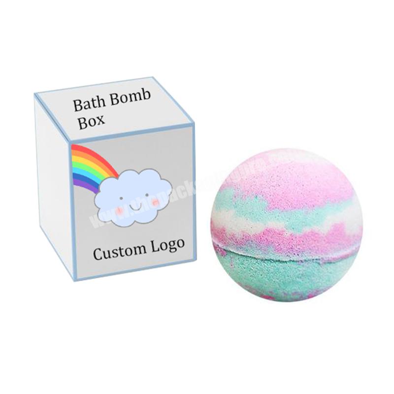 Factory price free sample folding bath bomb packaging boxes custom cosmetic candle packaging box for bath bomb