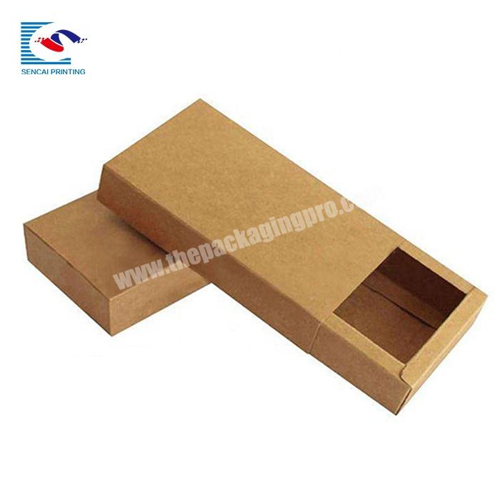 Factory supplier custom logo sock kraft paper box with PVC window