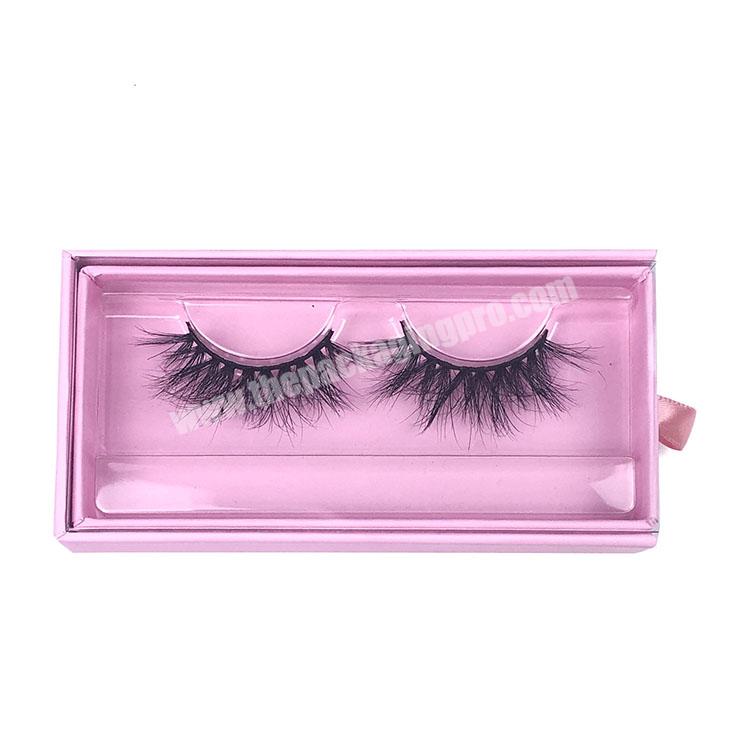 Fashion small packaging box for lashes drawer type boxes cheap rigid box