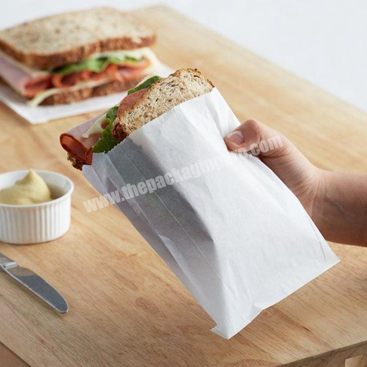 Fast Food Takeaway Bags Delivery Disposable Paper Food Gradepaper Packaging