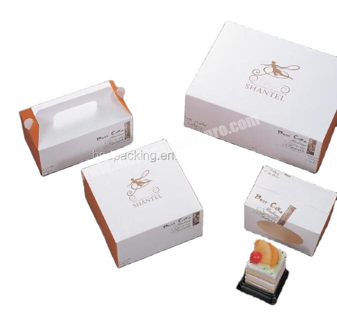 Foldable Cake Pastry Boxes Food Packing Boxes