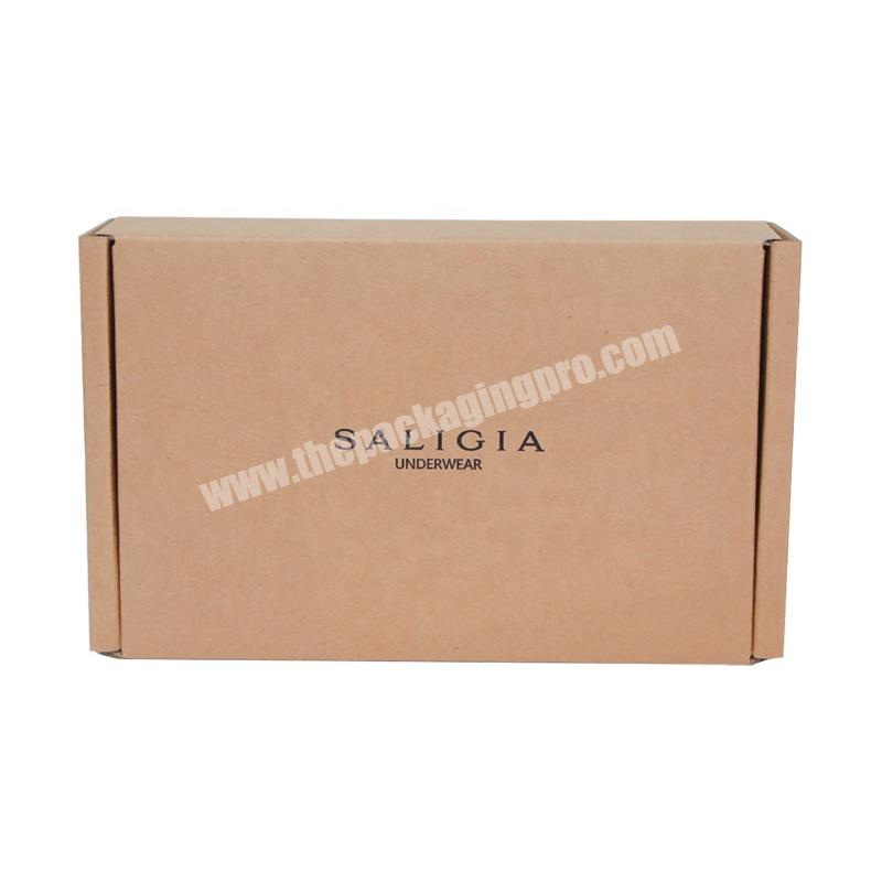 Foldable clothing shoe custom pr packaging printing boxes aircraft kraft paper packing box for clothes gift box