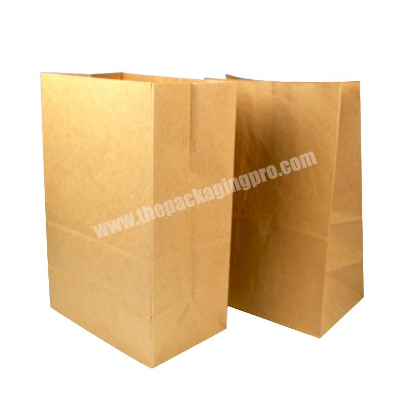 Free Design Durable Custom Brand Kraft Paper Shopping Bag Manufacturing With Logo