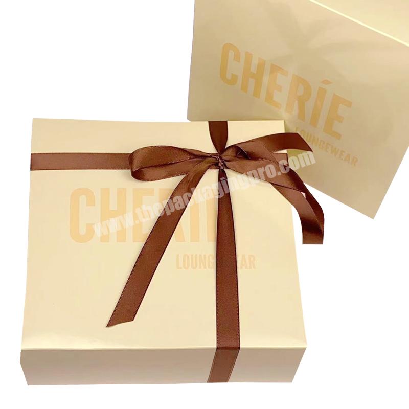 Free Sample Customized Kraft Paper Box With Lid and Based for Gift Package