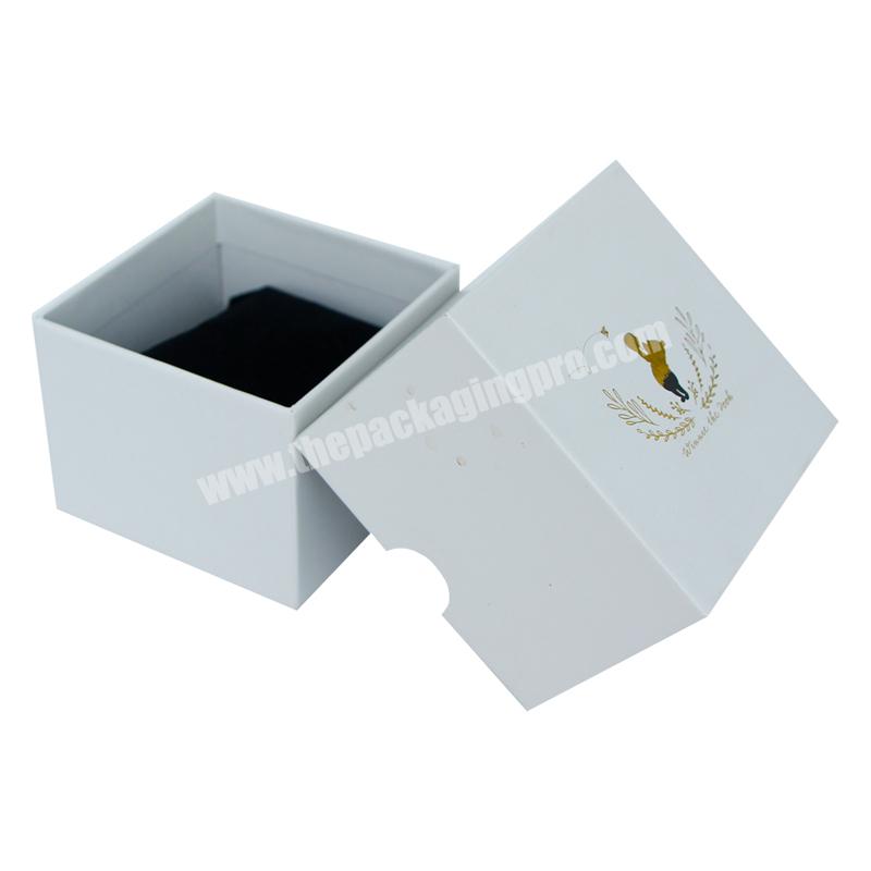 Free Sample FSC Watch box Luxury White Watch Lid and Base Paper Packaging Boxes Custom Logo Printed Watch Cardboard Gift Box