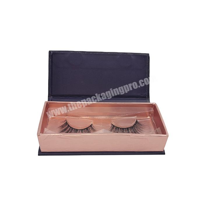 Free sample custom logo magnetic eyelash packaging box empty eyelash packaging box