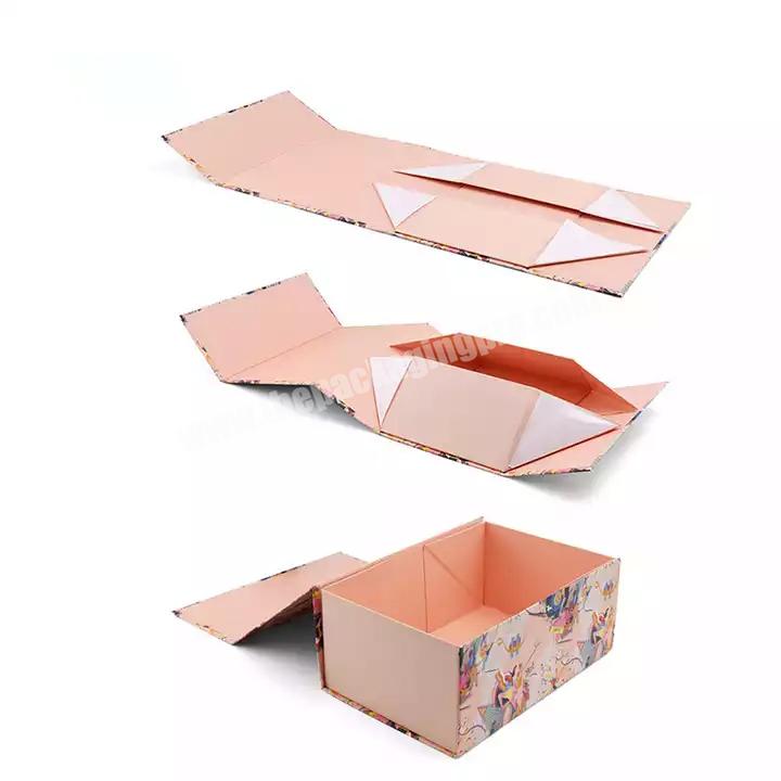 Gift Luxury Cardboard Box With Changeable Ribbon And Magnetic Closure Folding Big Exquisite Gift Boxes Set