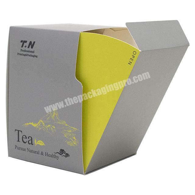 Green tea paper boxes carton custom cardboard corrugated mailer shipping boxes for packaging