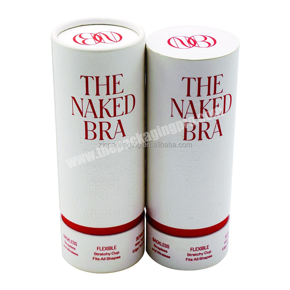 Guangdong Manufacturer Cylinder Cardboard Paper Tube Packaging Custom Printed Cosmetic Skincare Clothing Paper Tube Packaging