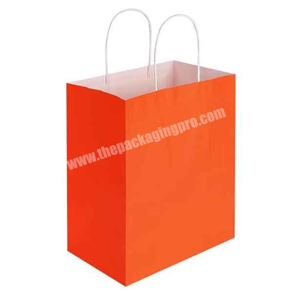 Heavy-duty durable gift handmade shopping packaging kraft paper bag printable with handles