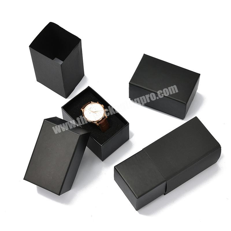 High Quality Black Bracelet Cosmetics Lipstick Ornaments Jewelry Packaging Box Watches Paper Gift Boxes