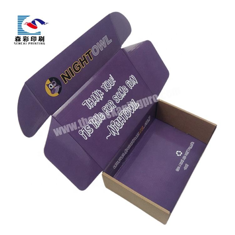 High Quality Brown Kraft Corrugated Packaging Box For Shipping Goods