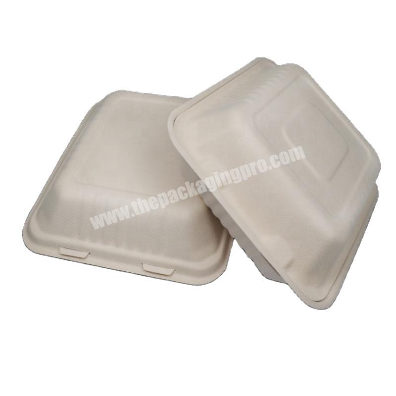 High Quality Customized Logo Biodegradable Microwaveable Takeout Boxes