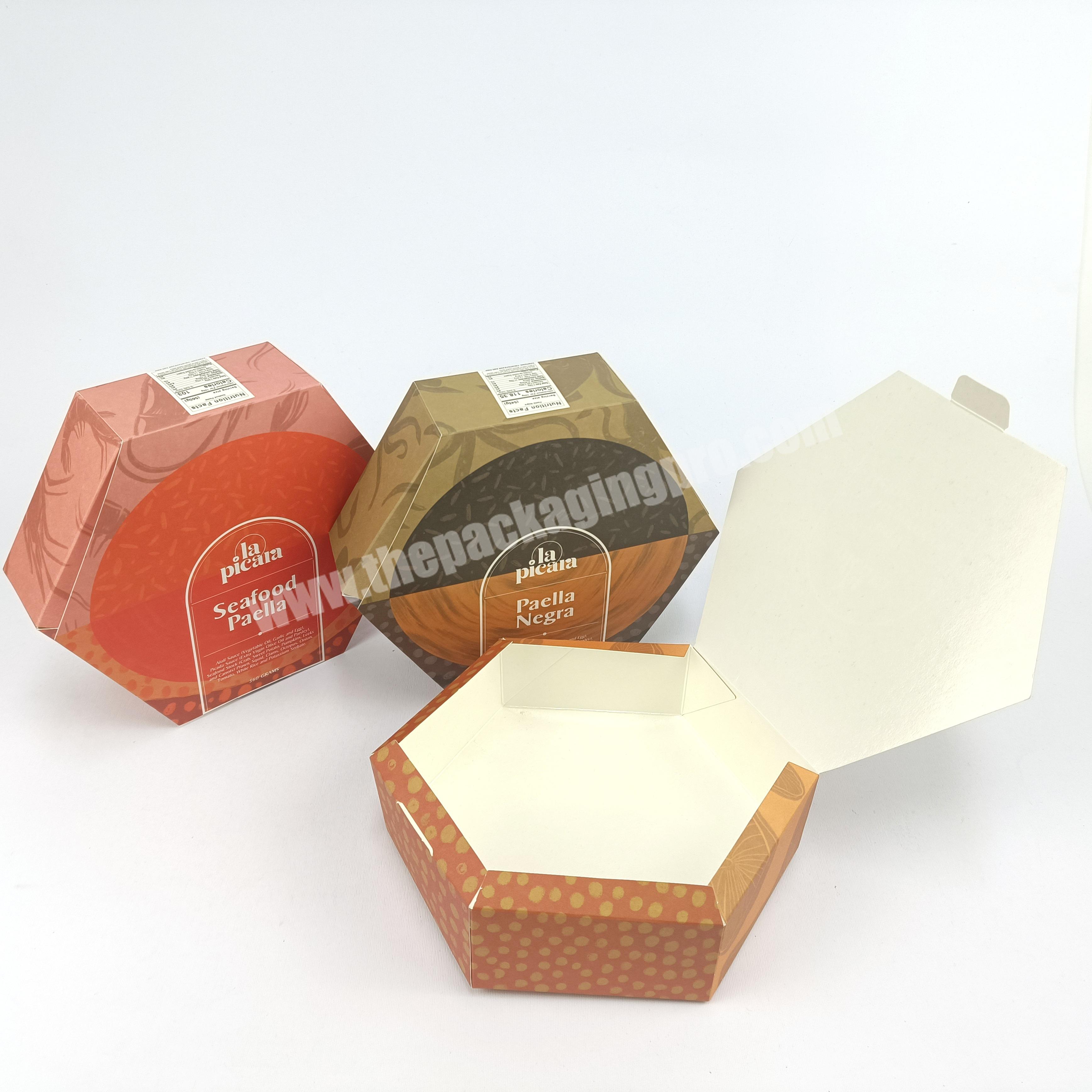 High Quality Customized Logo Special Kraft Paper Hexagon Box Packaging Box