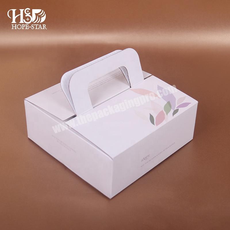 High Quality Low Price White Luxury Custom Takeaway Gift Box Rectangle Cardboard Food Packaging Boxes
