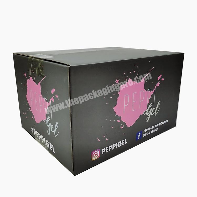 High-end Custom Logo Corrugated Paper Carton For Clothes Packaging
