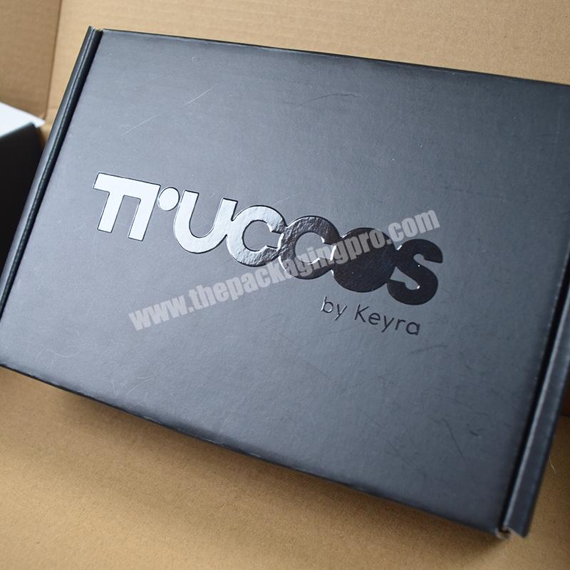 High-end Customized Logo Luxury Corrugated Paper Box Mailer Box With UV