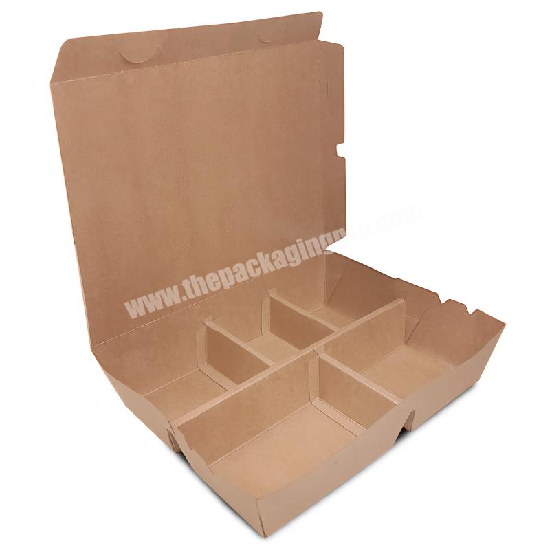 High-end Customized Take Away Paper Food Box Snack Box With PE  Film