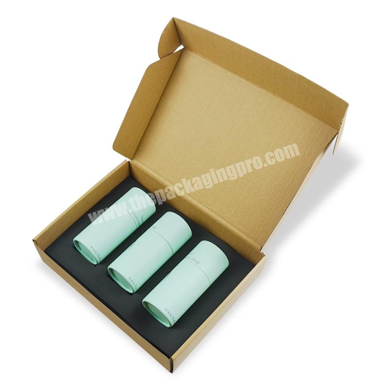 High quality corrugated paper packaging box for vest with own logo