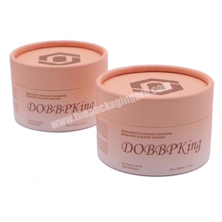 High quality empty round cardboard gift wrap cosmetic paper face sunscreen tube packaging