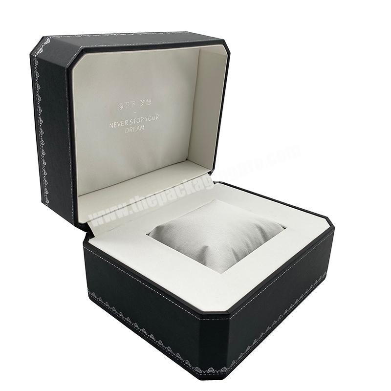 Hot Design Nice Quality Custom Hot Foil Printed Leather Octangle Wristwatch Box